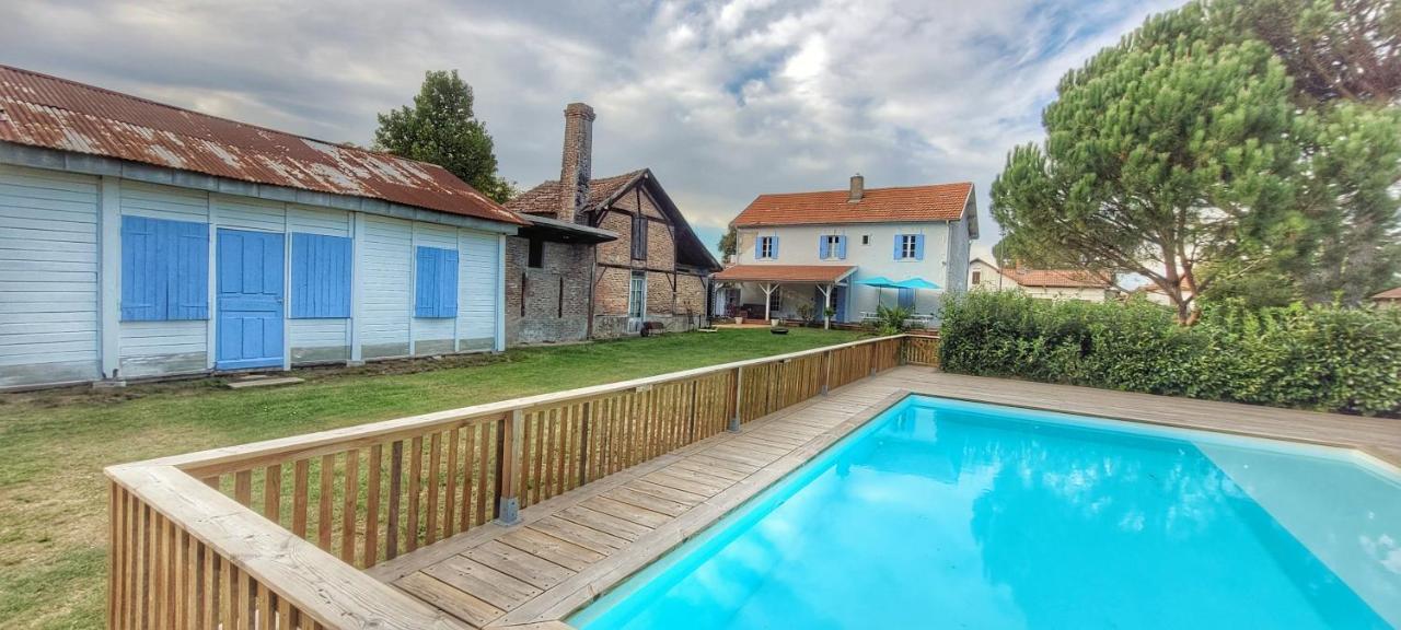 Charmante Maison Dans Les Landes X 10 Avec Piscine Et Salle D Escalade Lue エクステリア 写真