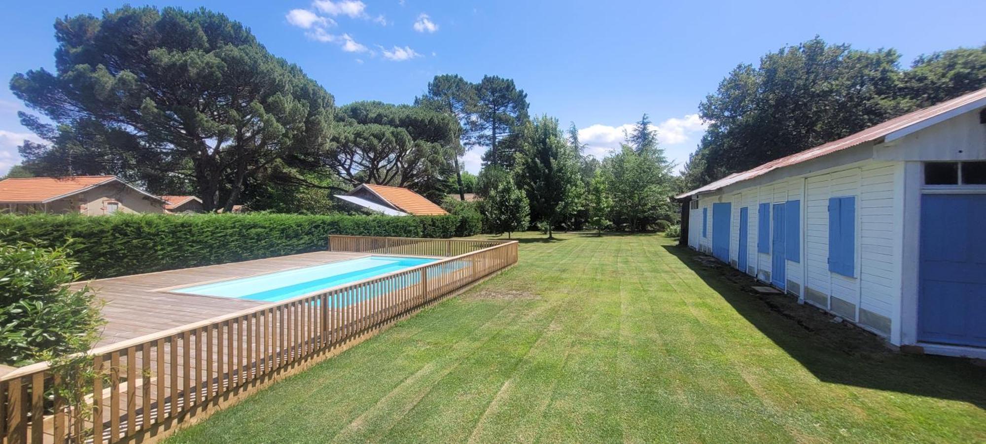 Charmante Maison Dans Les Landes X 10 Avec Piscine Et Salle D Escalade Lue エクステリア 写真