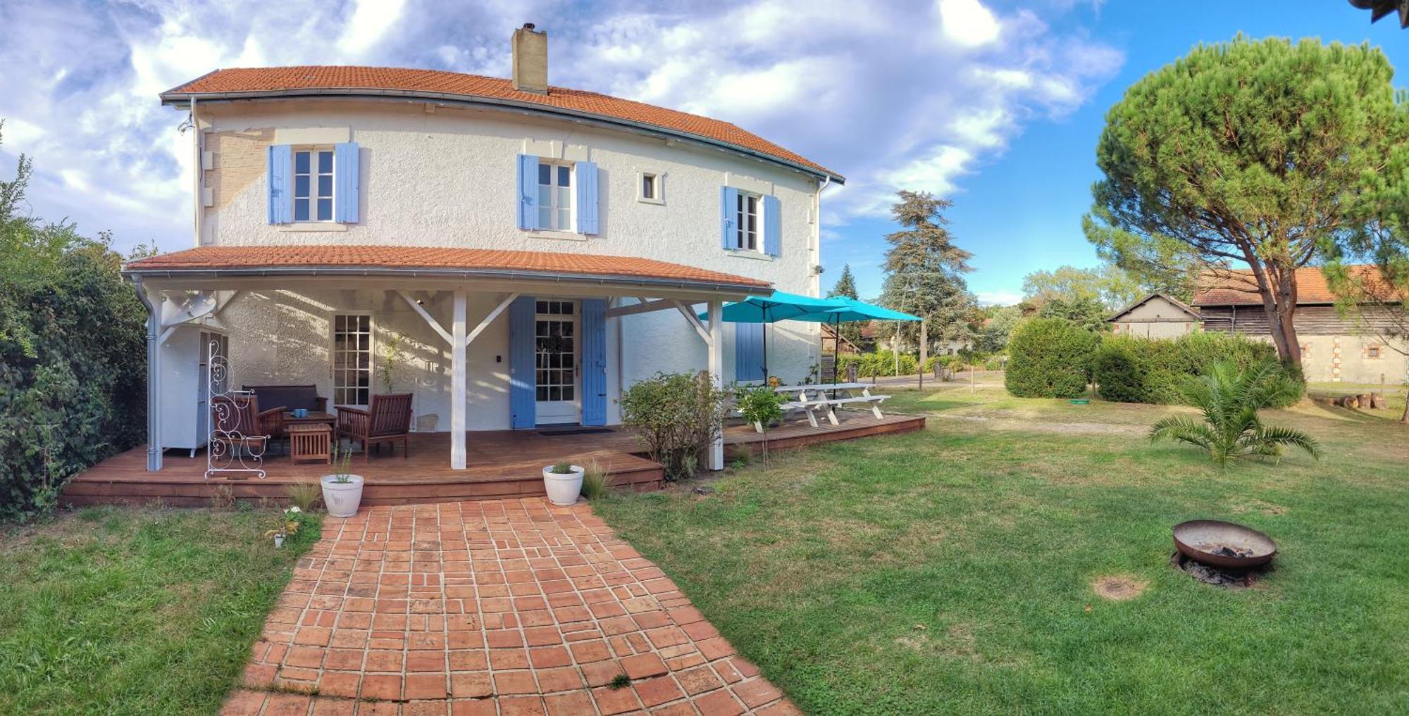 Charmante Maison Dans Les Landes X 10 Avec Piscine Et Salle D Escalade Lue エクステリア 写真