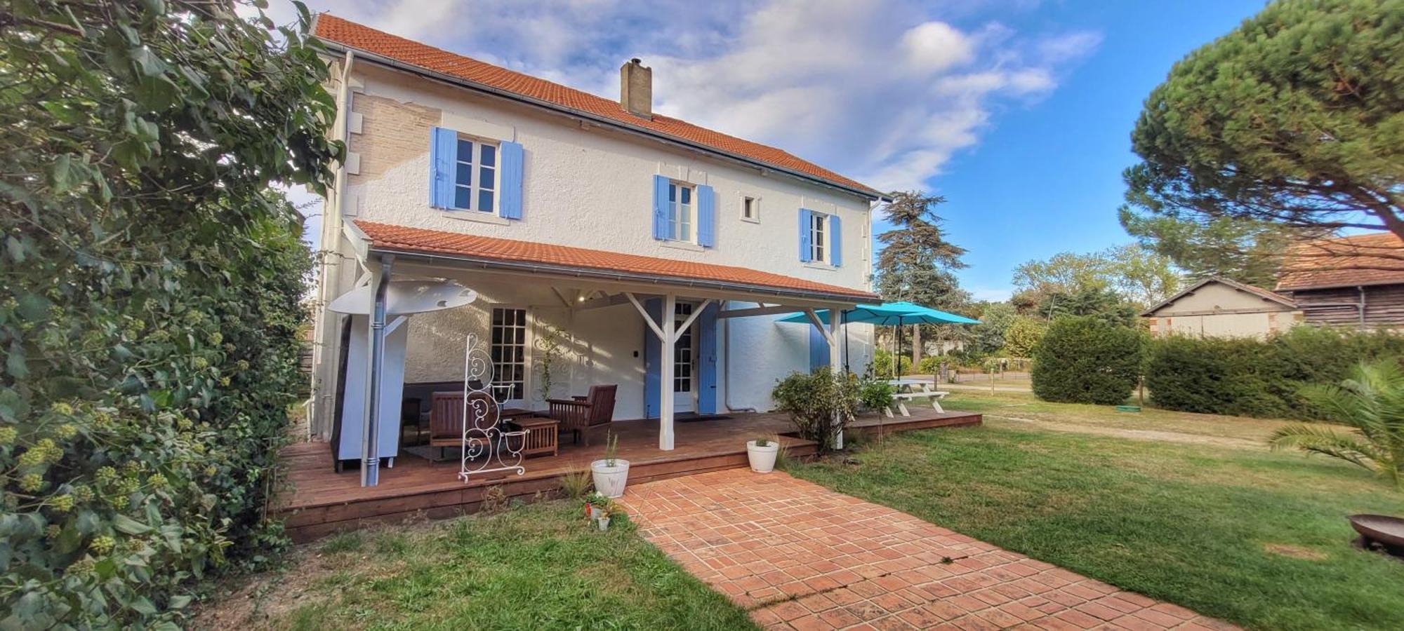 Charmante Maison Dans Les Landes X 10 Avec Piscine Et Salle D Escalade Lue エクステリア 写真