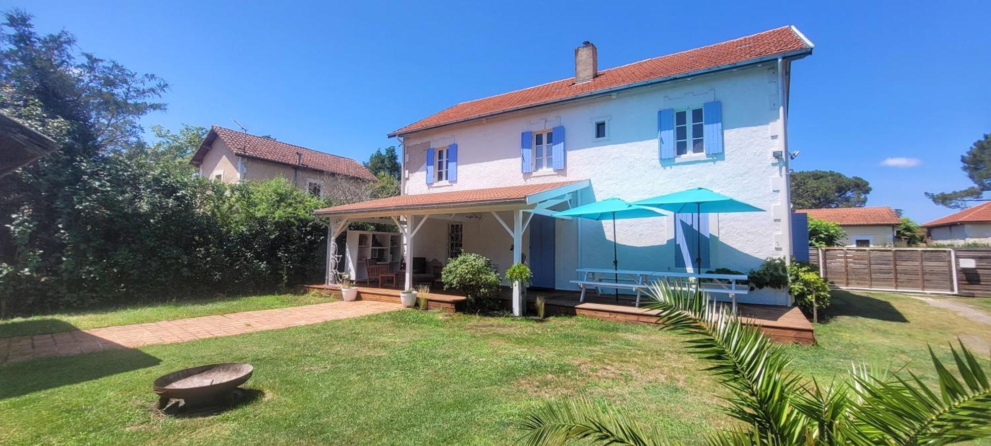 Charmante Maison Dans Les Landes X 10 Avec Piscine Et Salle D Escalade Lue エクステリア 写真