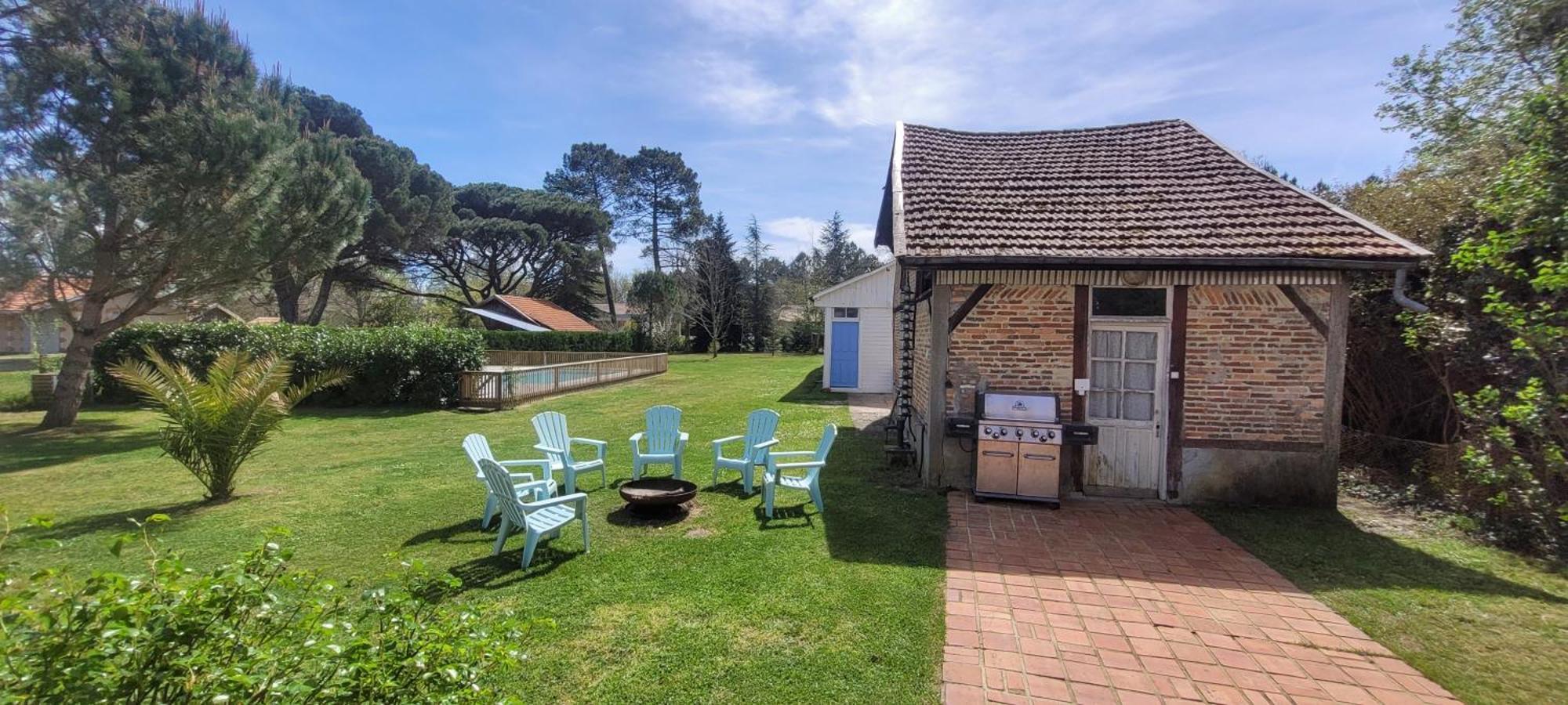 Charmante Maison Dans Les Landes X 10 Avec Piscine Et Salle D Escalade Lue エクステリア 写真